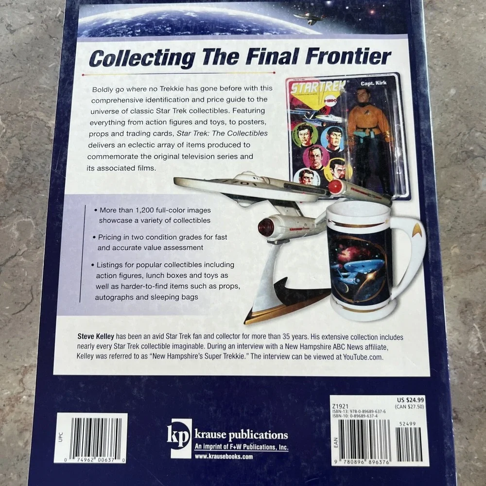 Star Trek the Collectibles by Steve Kelley Trade Paperback